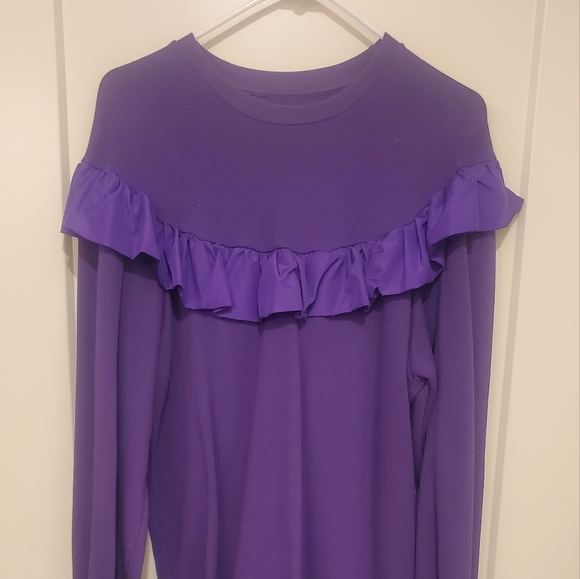 Purple ruffled dress - Picture 2 of 5